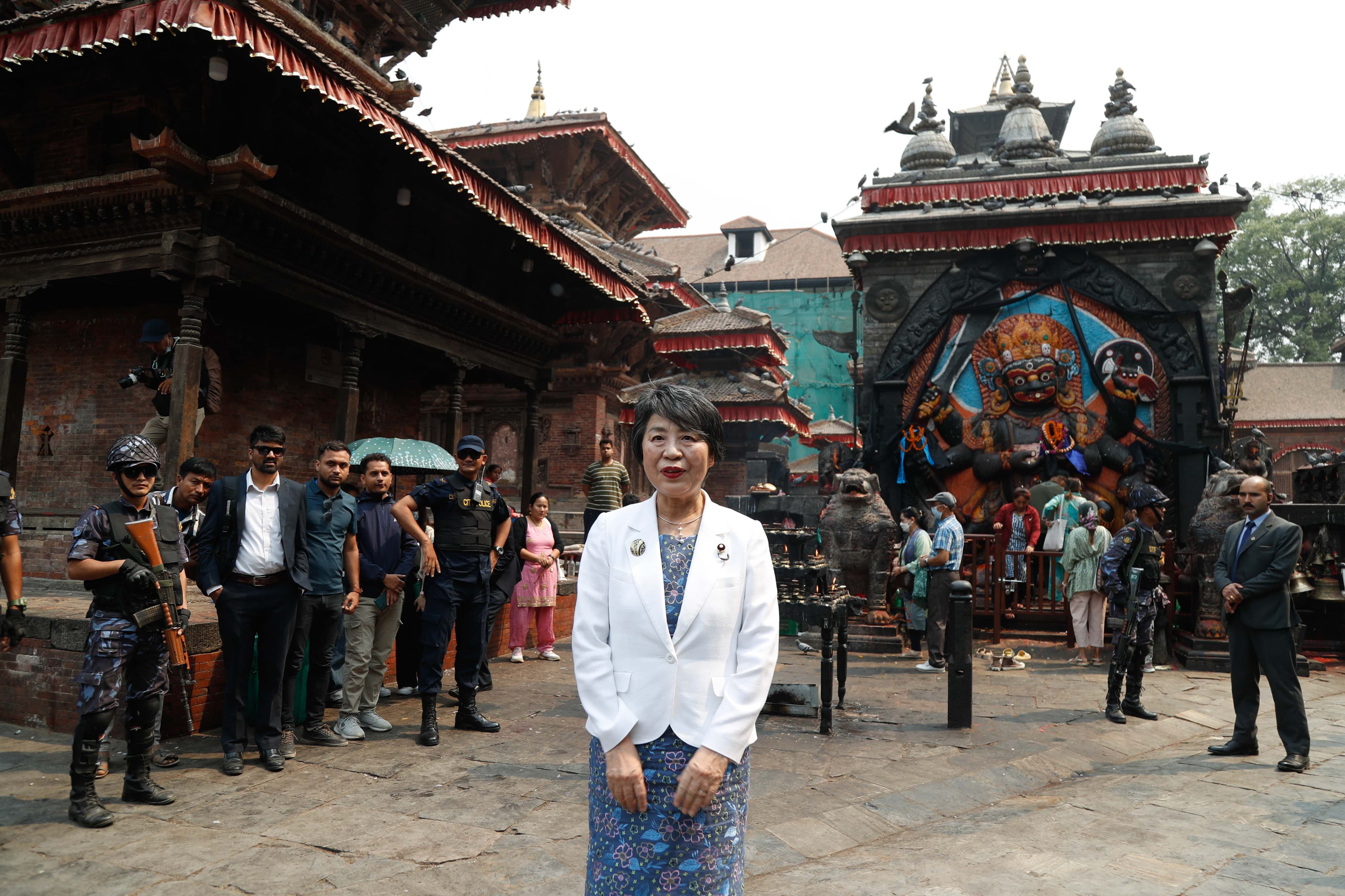 जापानका परराष्ट्र मन्त्री H.E. Ms. KAMIKAWA Yoko को नेपाल भ्रमणको क्रममा खिचिएको तस्बिरहरु (२०८१ बैशाख २३ गते)