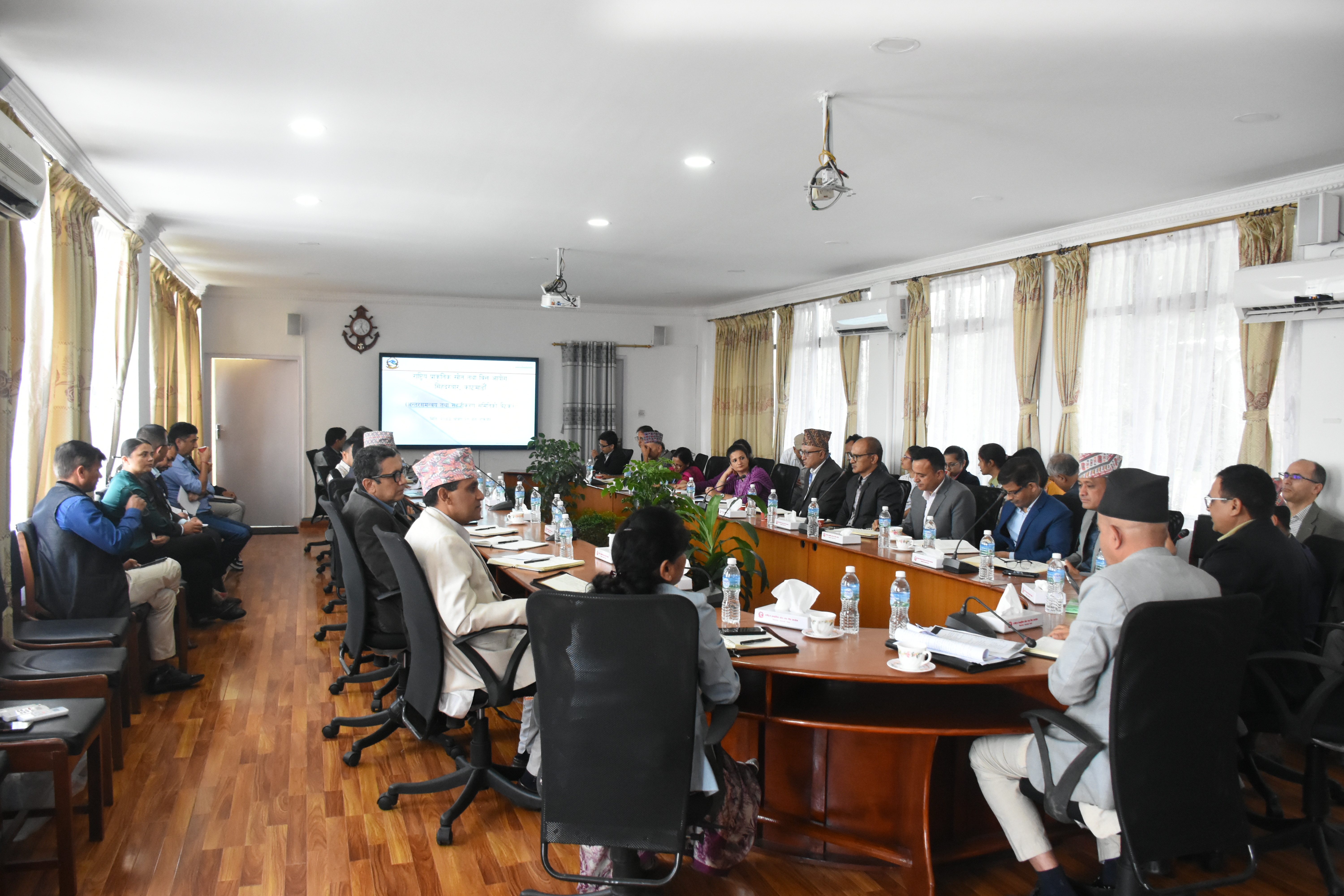 The first meeting of the Inter-Coordination and Facilitation Committee, held on 2083/04/29 under the coordination of Hon. Acting Chairperson Mr. Bipin Raj Niraula.
