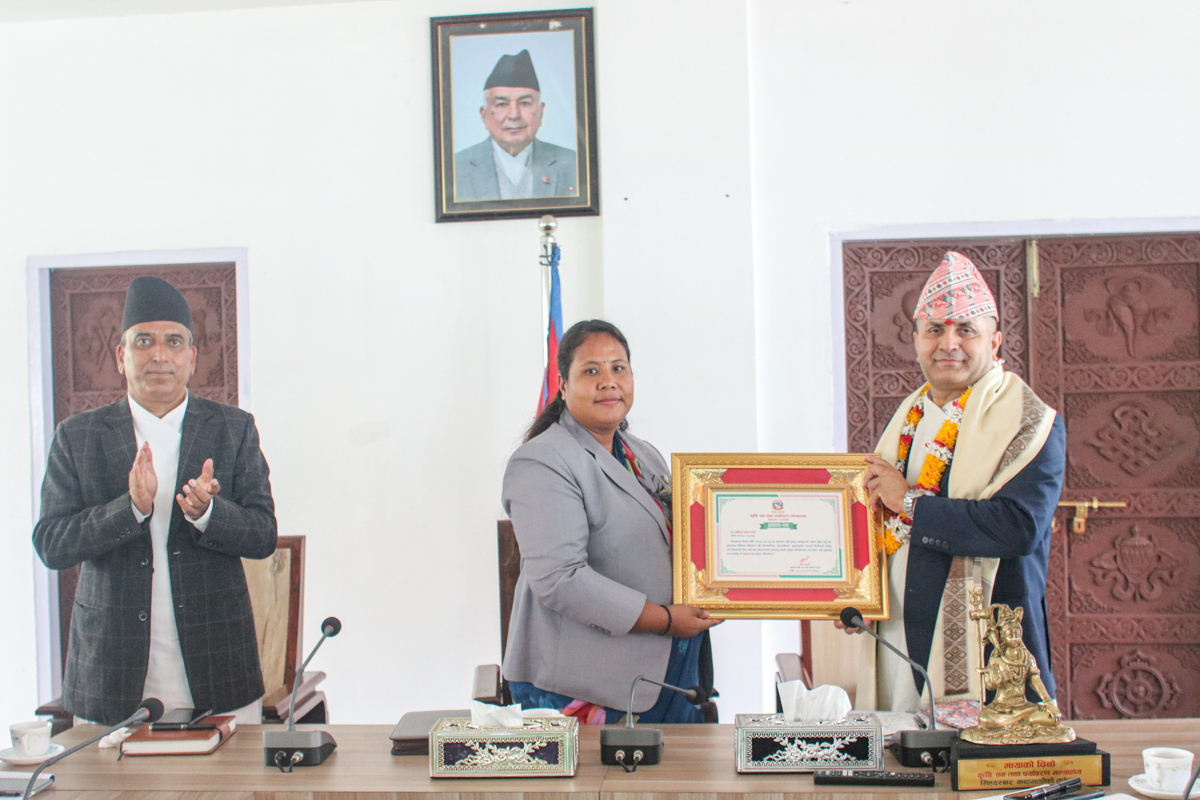 सचिव डा.गोविन्द प्रसाद शर्माज्युको विदाई समारोह, Farewell to secretary Dr. Govinda Prasad Sharma at the Ministry.