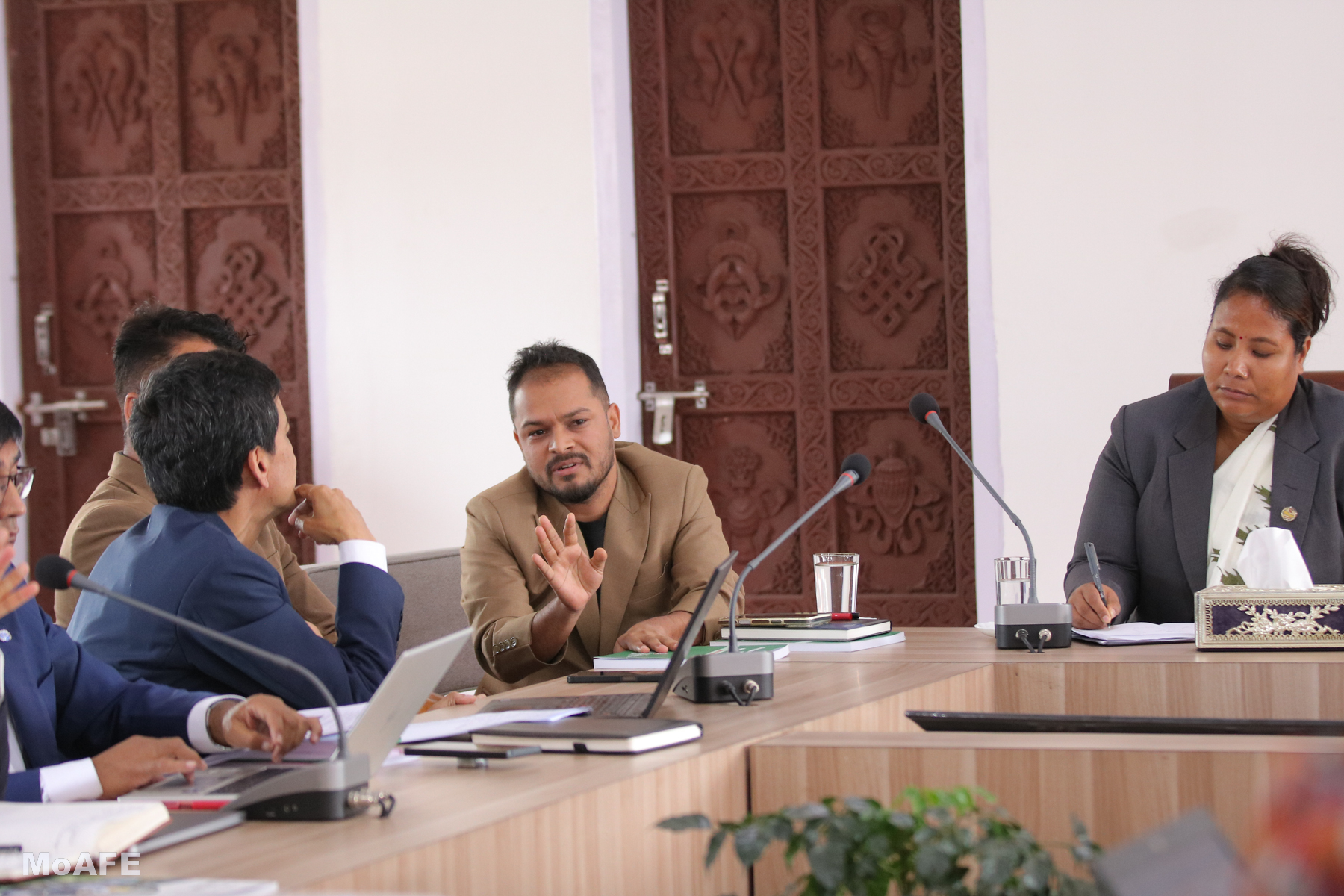 प्रधानमन्त्री तथा मन्त्रिपरिषद् कार्यालयको सल्लाहकार टिमसंग मन्त्रालयको कृषि, वन तथा पर्यावरणको तथ्यांक सम्बधी छलफल कार्यक्रम।