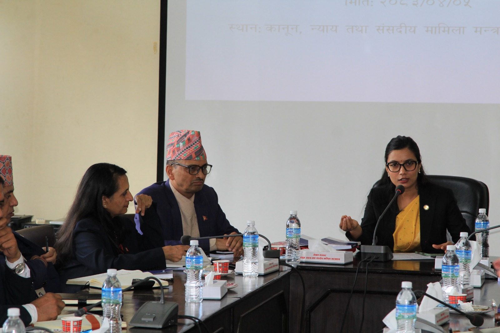 कानून, न्याय तथा संसदीय मामिला मन्त्रीज्यूद्धारा "कानून तर्जुमा दिग्दर्शन" सार्वजनीकरण