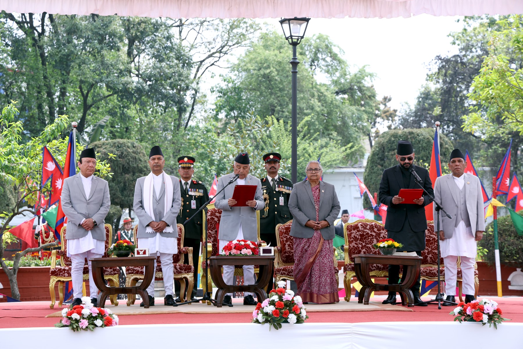 सम्माननीय प्रधानमन्त्री श्री वालेन्द्र शाहज्यूको शपथ, २०८२/१२/१३