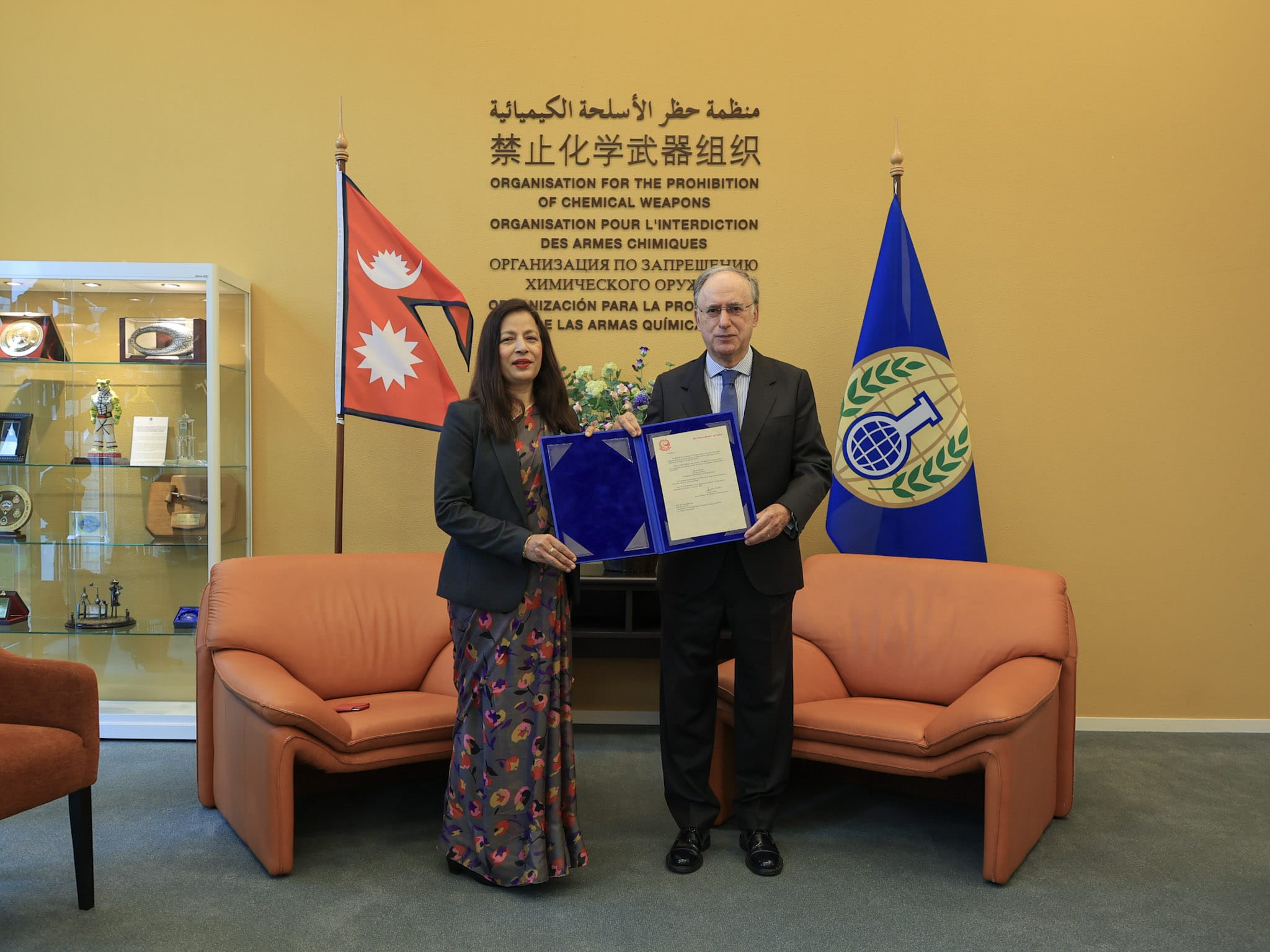 Press Release on Presentation of Credentials to OPCW