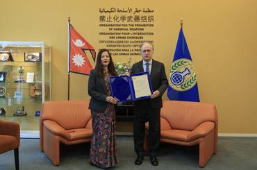 Press Release on Presentation of Credentials to OPCW - img