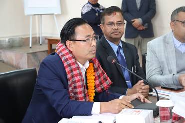 समाचार चित्र माननीय शहरी विकास मन्त्री श्री धन बहादुर बुढा ज्युको स्वागत तथा …