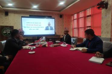 माननीय वन तथा वातावरण मन्त्री श्री माधव प्रसाद चौलागाईलाई विभागमा स्वागत । - img