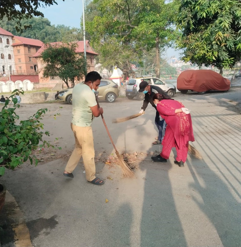 वाग्मती सफाइ महाअभियानको ५९६ औं सप्ताह सम्पन्न