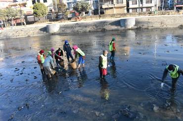 वाग्मती सफाइ महाअभियानको ६०५ औं सप्ताह सम्पन्न - img