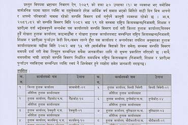 समाचार चित्र आ.व. २०८१/८२ को सम्पत्ति विवरण सम्बन्धी सूचना !