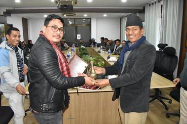 समाचार चित्र नापी अधिकृत श्री सुशीला कार्कीज्यूको स्वागत तथा  श्री सुमन श्रेष्ठ…