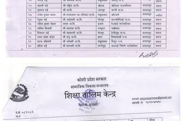 नवप्रवेशी शिक्षकहरुका लागी सञ्चातिल अनलाइन सेवा प्रवेश तालिम नतिजा विवरण । - img