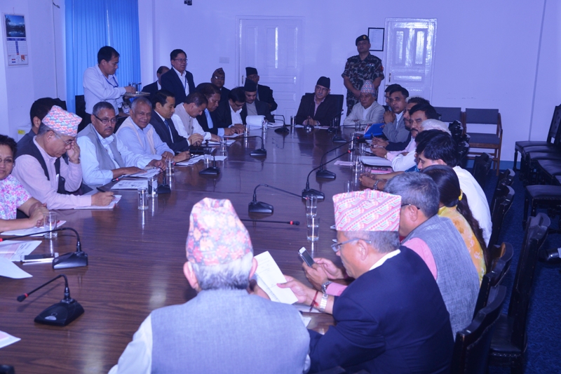 राजनीतिक तहमा सम्वाद गर्ने निर्णय