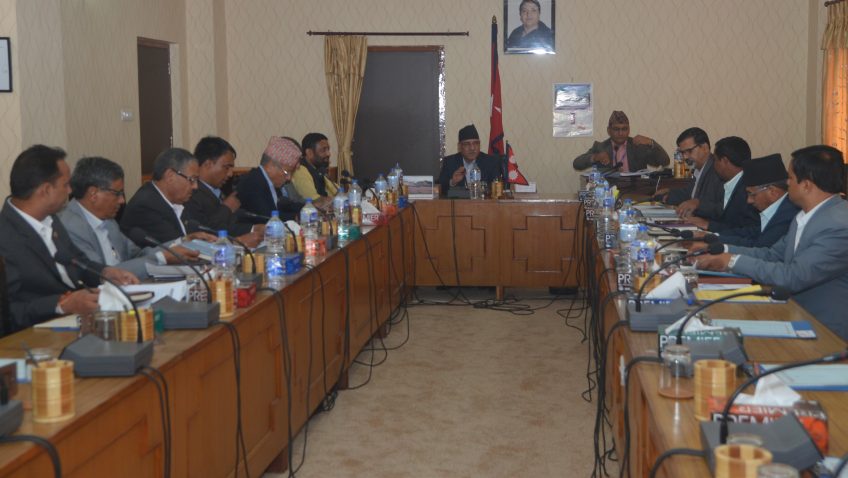 मन्त्रीपरिषद्को नियमित बैठक सम्पन्न