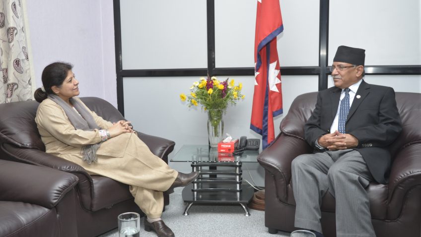 प्रधानमन्त्री र संयुक्त राष्ट्र संघका उप महासचिवबीच भेट