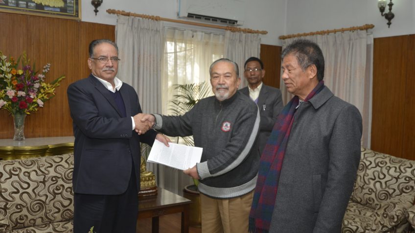 आदिबासी नेताहरुद्वारा प्रधानमन्त्रीलाई ज्ञापनपत्र