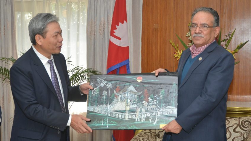 प्रधानमन्त्रीसँग नेपालका लागि भियतनामी राजदूतको भेट