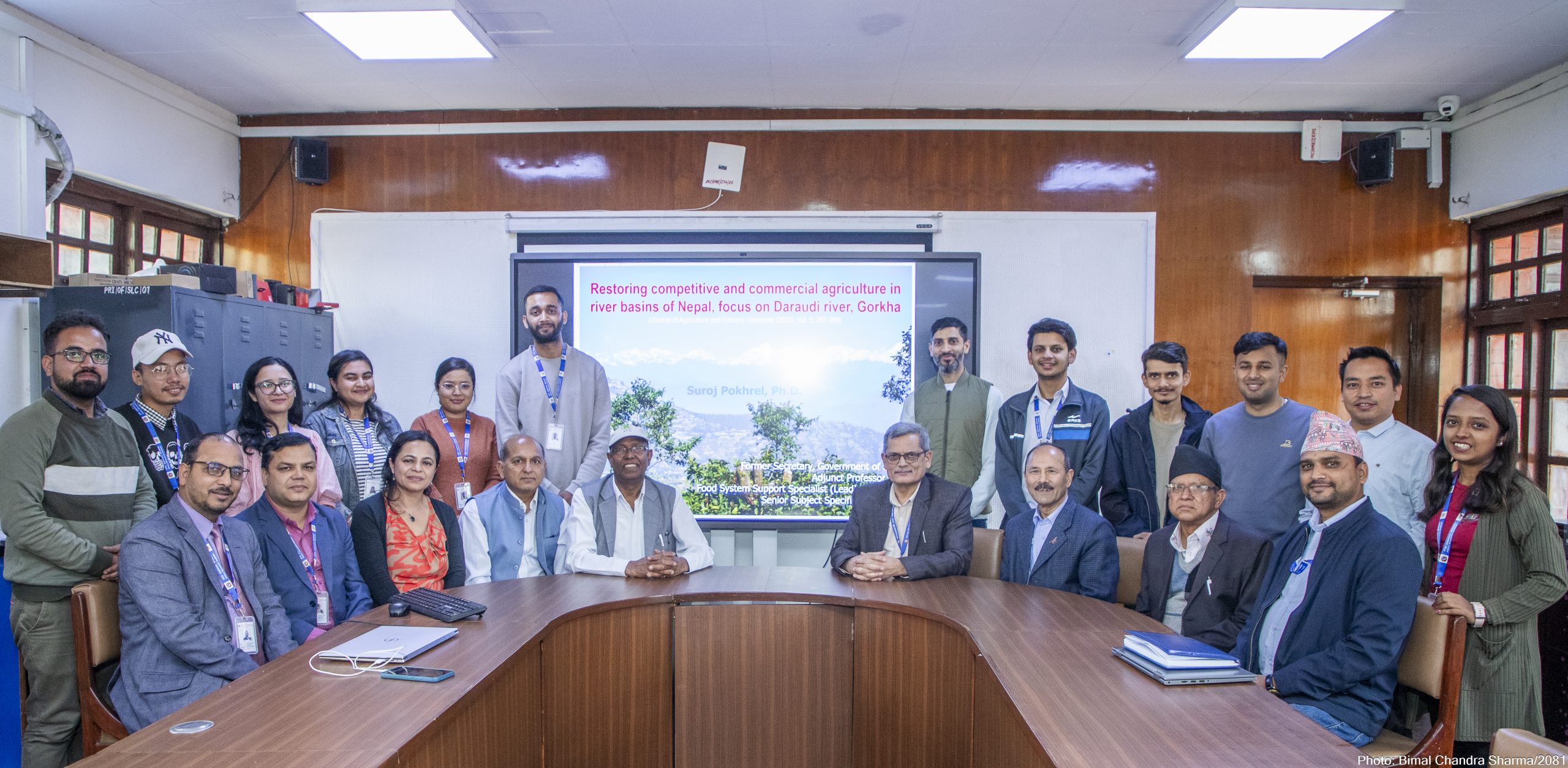 “नेपालका जलाधार क्षेत्रहरूमा प्रतिस्पर्धात्मक र व्यावसायिक कृषिको पुनर्स्थापना” विषयक नीति प्रवचन