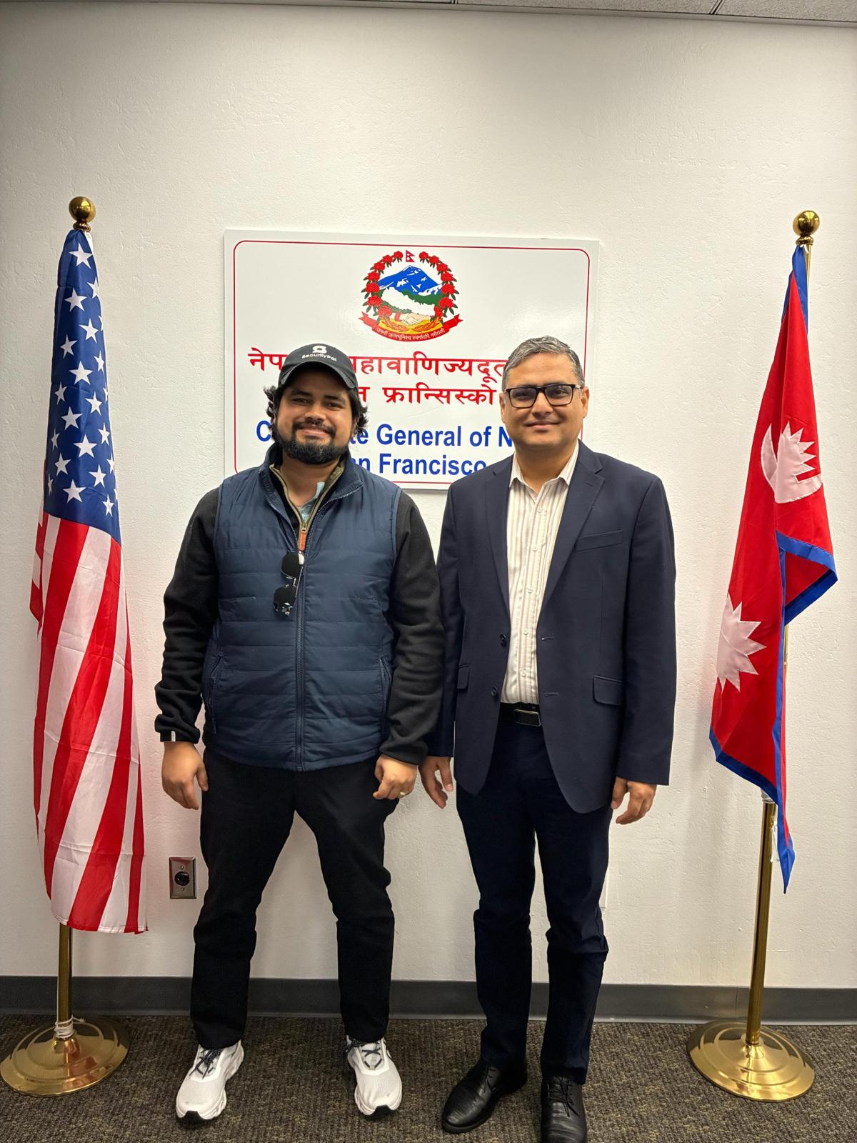 Meeting with CEO of SecurityPal Mr. Pukar C. Hamal