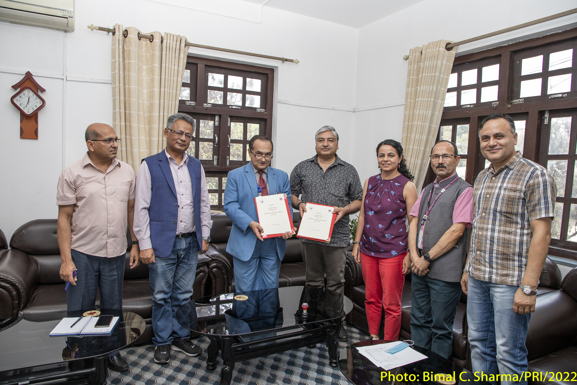 इन्जिनियरिङ अध्ययन संस्थान तथा नीति अनुसन्धान प्रतिष्ठानबिच सहकार्यका लागि समझदारी पत्रमा हस्ताक्षर सम्पन्न