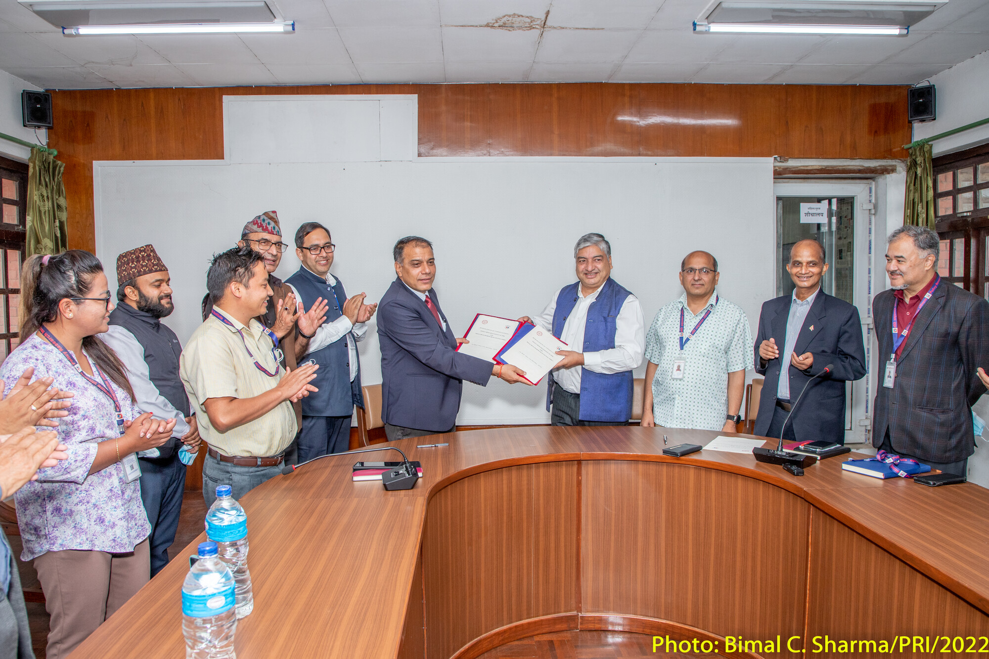 नीति अनुसन्धान प्रतिष्ठान र नेपाल स्वास्थ्य अनुसन्धान परिषदबिच समझदारी पत्रमा हस्ताक्षर सम्पन्न