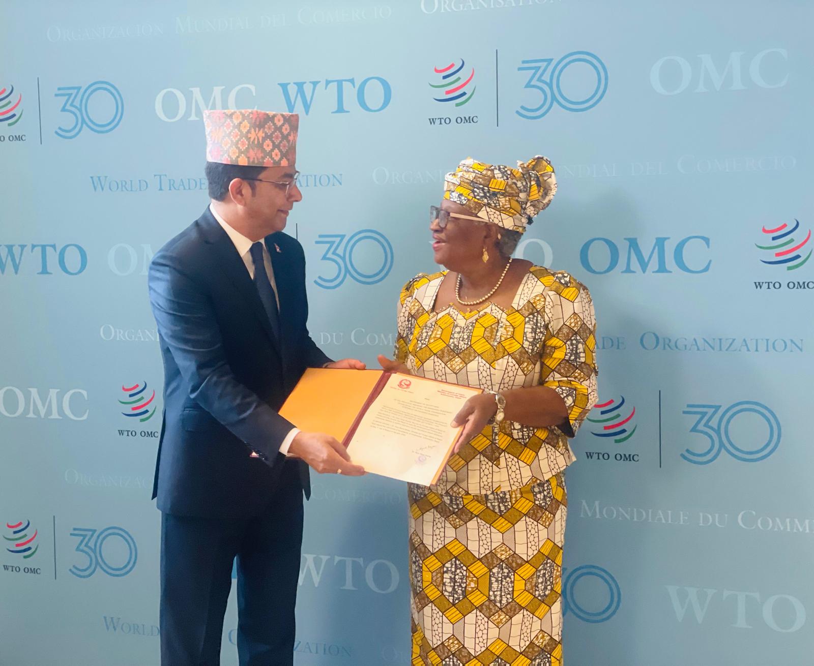 Press Release - Nepal Deposits the Instrument of Acceptance of the WTO Agreement on Fisheries Subsidies
