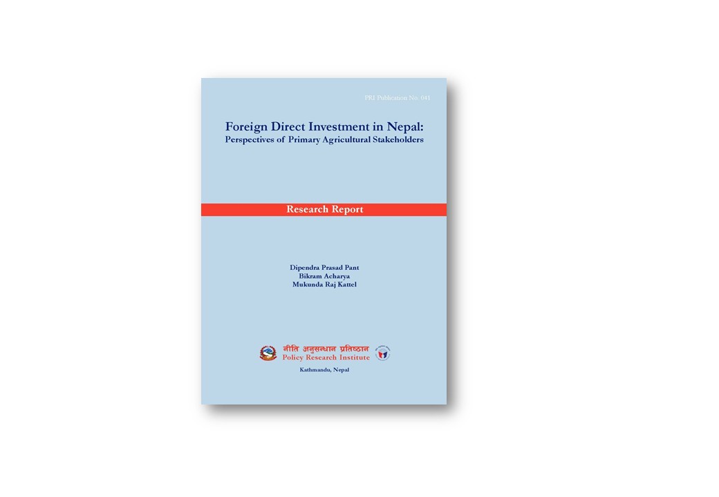 Foreign Direct Investment in Nepal: Perspectives of Primary Agricultural Stakeholders