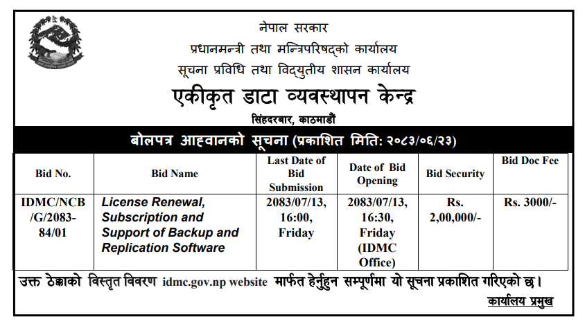 notice