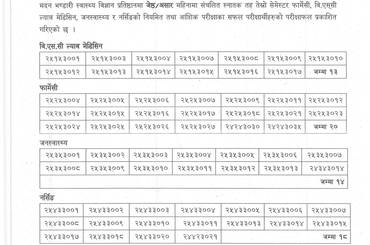 सूचना नंः ४७ - तेस्रो सेमेस्टरको नतिजा प्रकाशन सम्बन्धी सूचना । - img