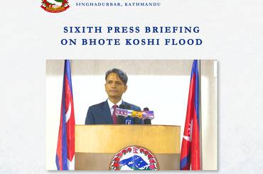 Sixth Press Briefing on Bhote Koshi Floods - img