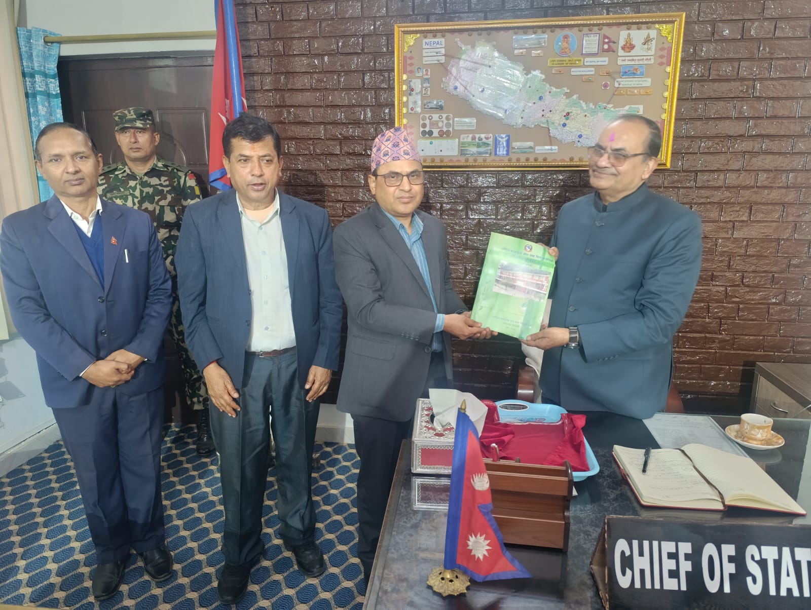 राष्ट्रिय प्राकृतिक श्रोत तथा वित्त आयोगको सातौं प्रतिवेदन पेश (२०८२/१०/०८ )