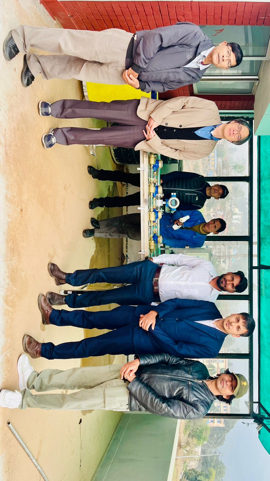 Meter Calibration Bench Handover by JICA