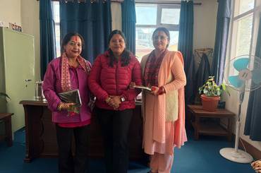 यस विभागमा लामो समय देखि कार्यरत  टा. ना. सु श्री अरुणा कुमारी शर्मा र टा. ना. सु श्री  सुनिता पोखरेल ज्युहरुको फेरी भेटौला कार्यक्रमका केहि झलकहरु। मिति: २०८२/०७/२८ - img