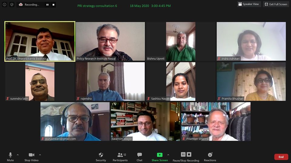 नीति अनुसन्धान प्रतिष्ठान – रणनीति परामर्श श्रृंखला ६