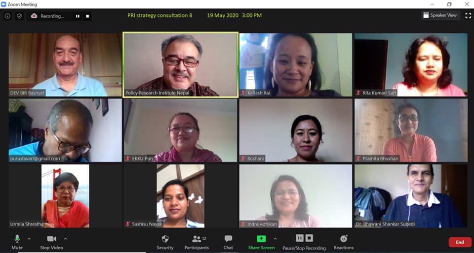 नीति अनुसन्धान प्रतिष्ठान – रणनीति परामर्श श्रृंखला ८