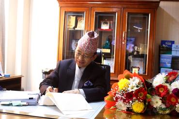 Press Release on official assumption of Foreign Secretary Mr. Amrit Bahadur Rai - img