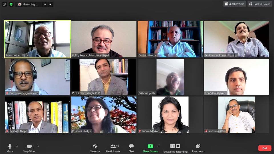 विषयगत परामर्श शृंखला १ (आर्थिक मामिला)