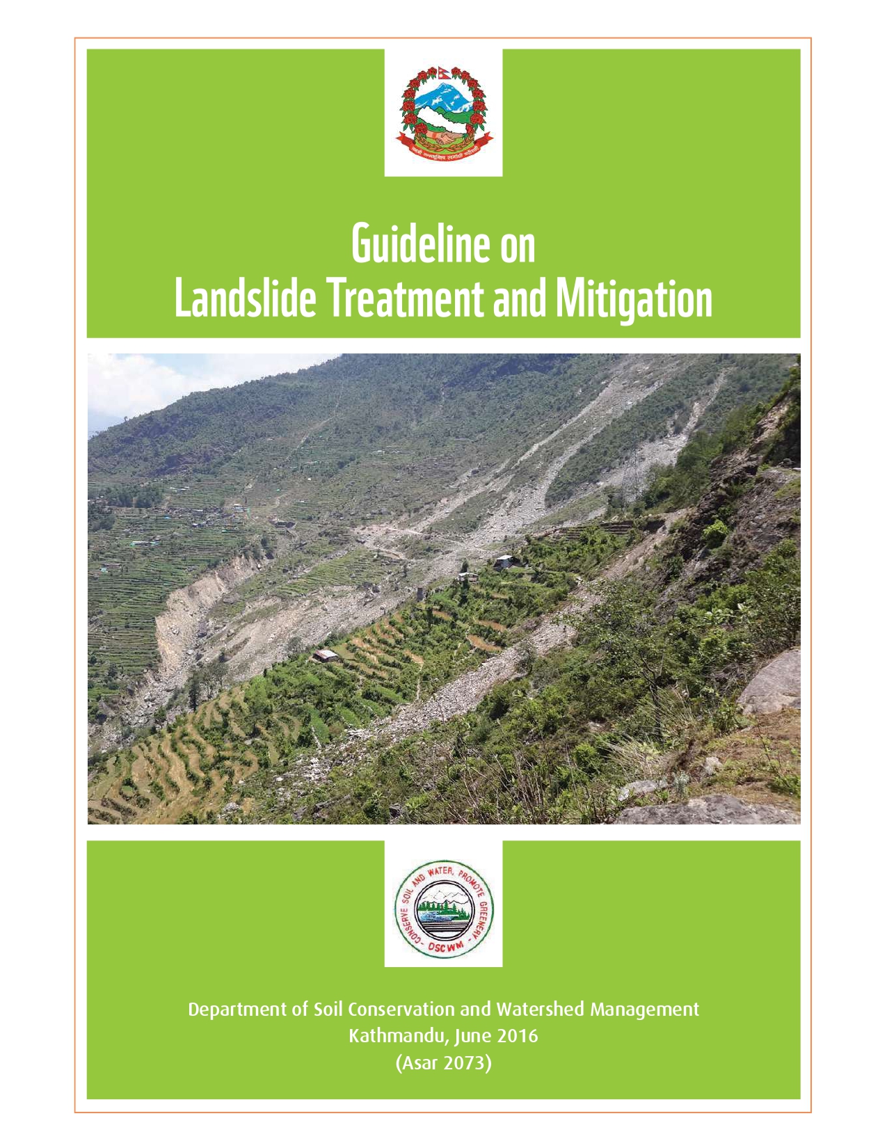 Guideline on Landslide Treatment and Mitigation