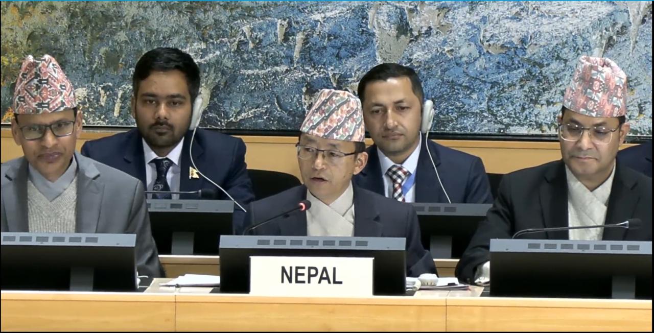 Press Release - Nepal Presents its National Report in the 4th Cycle of Universal Periodic Review in  Geneva