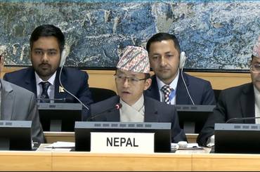 समाचार चित्र Press Release - Nepal Presents its National Report in the 4…