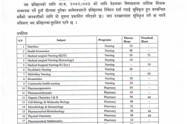सूचना नः ०८- आंशिक शिक्षक सूचिदर्ता सम्बन्धित सूचना । - img