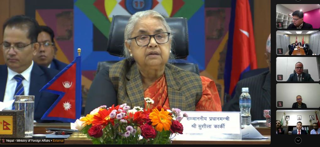 सम्माननीय प्रधानमन्त्री श्री सुशीला कार्कीज्यूद्वारा विदेशस्थित नेपाली राजदूत/नियोग प्रमुखहरूलाई सम्बोधन