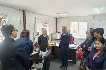 समाचार चित्र अर्थ मन्त्री तथा  संघीय मामिला तथा सामान्य प्रशासन मन्त्री श्री राम…