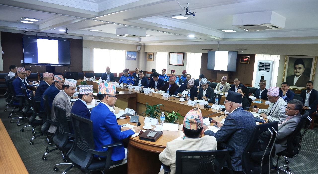 सम्पत्ति शुद्धिकरण निवारण निर्देशक समितिको बैठक ।