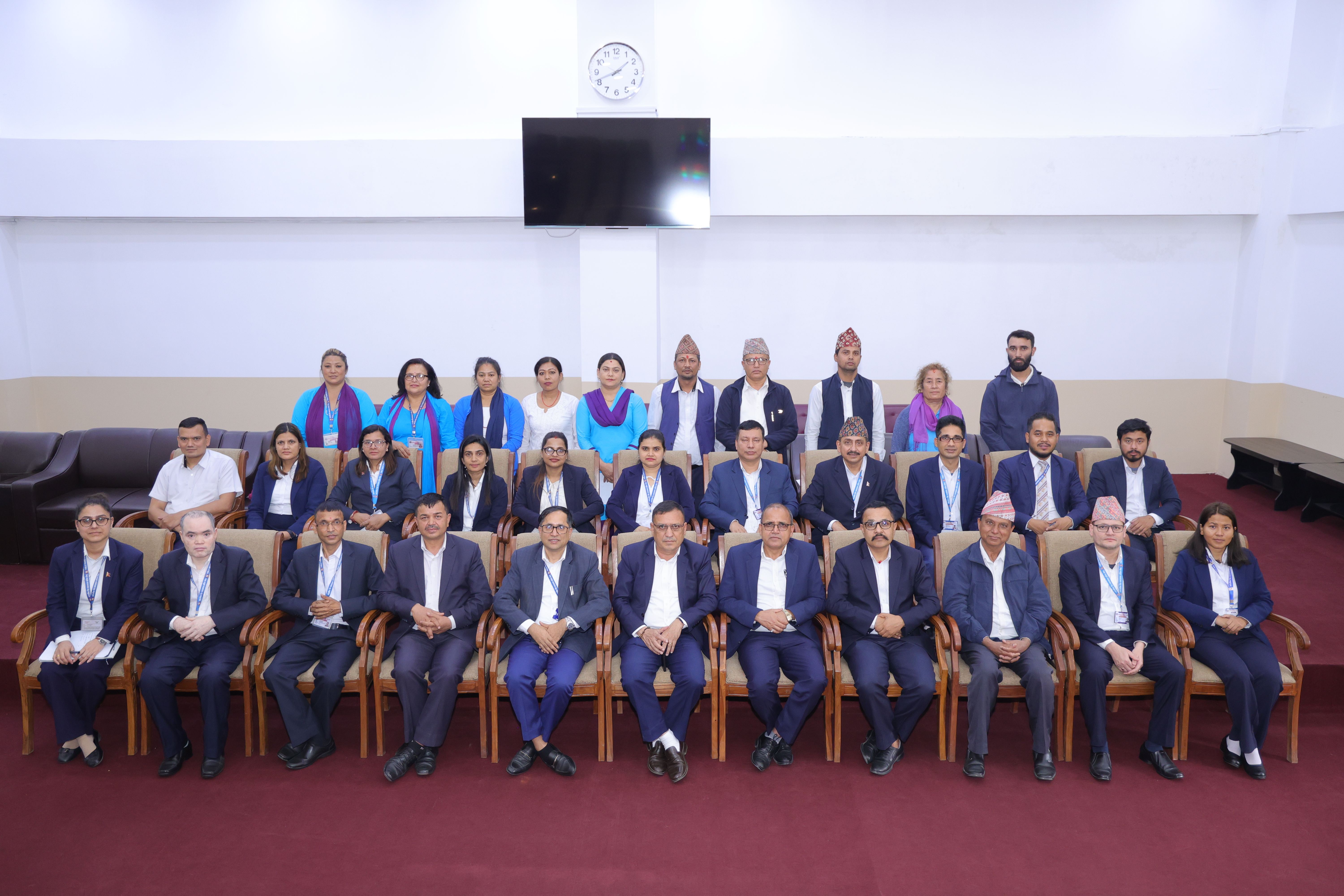 सार्वजनिक वित्त व्यवस्थापन तालिम केन्द्र, कर्मचारी आचारसंहिता, २०८३ को सपथ ग्रहण कार्यक्रम