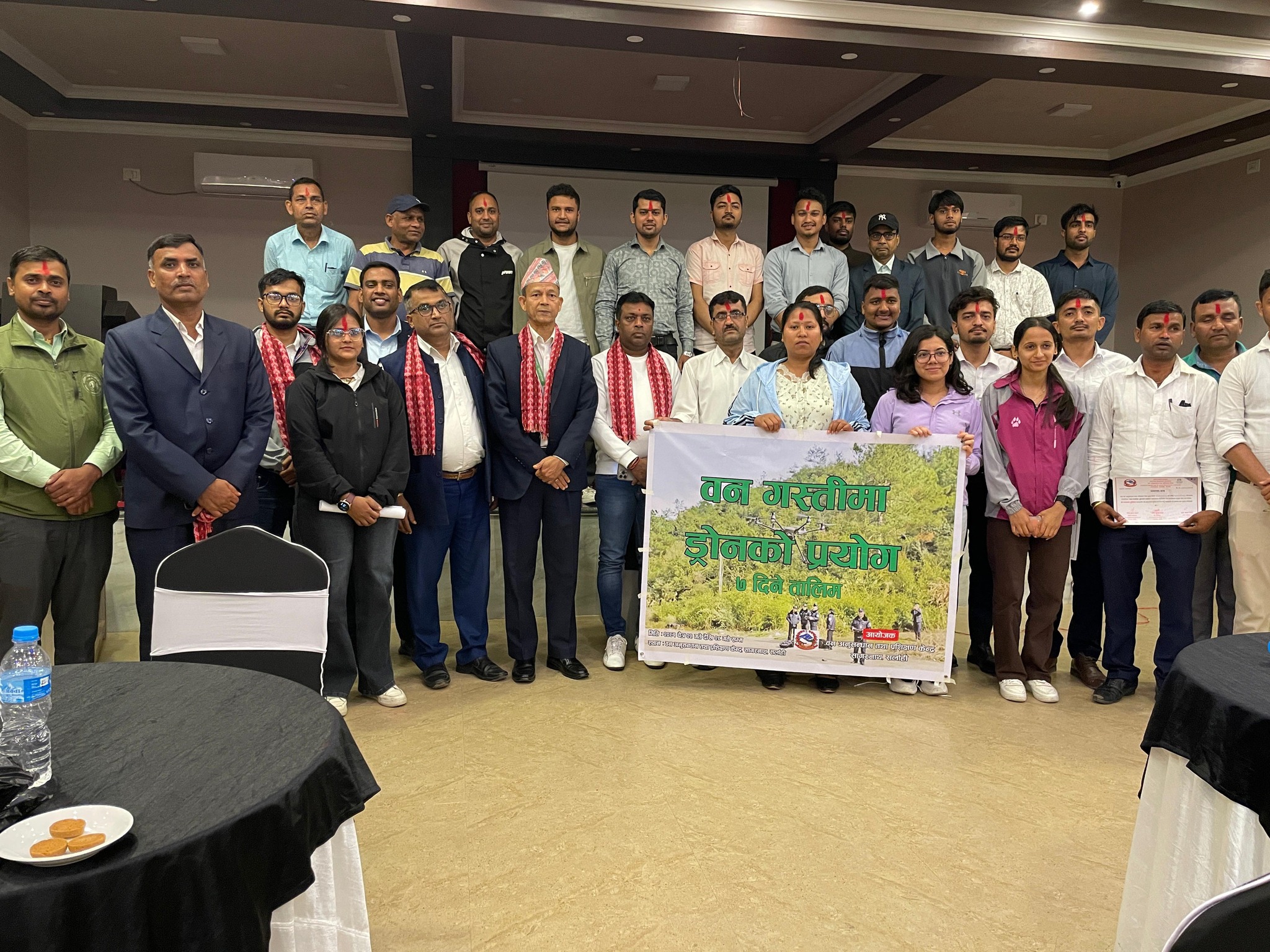 वन गस्तीमा ड्रोनको प्रयोग