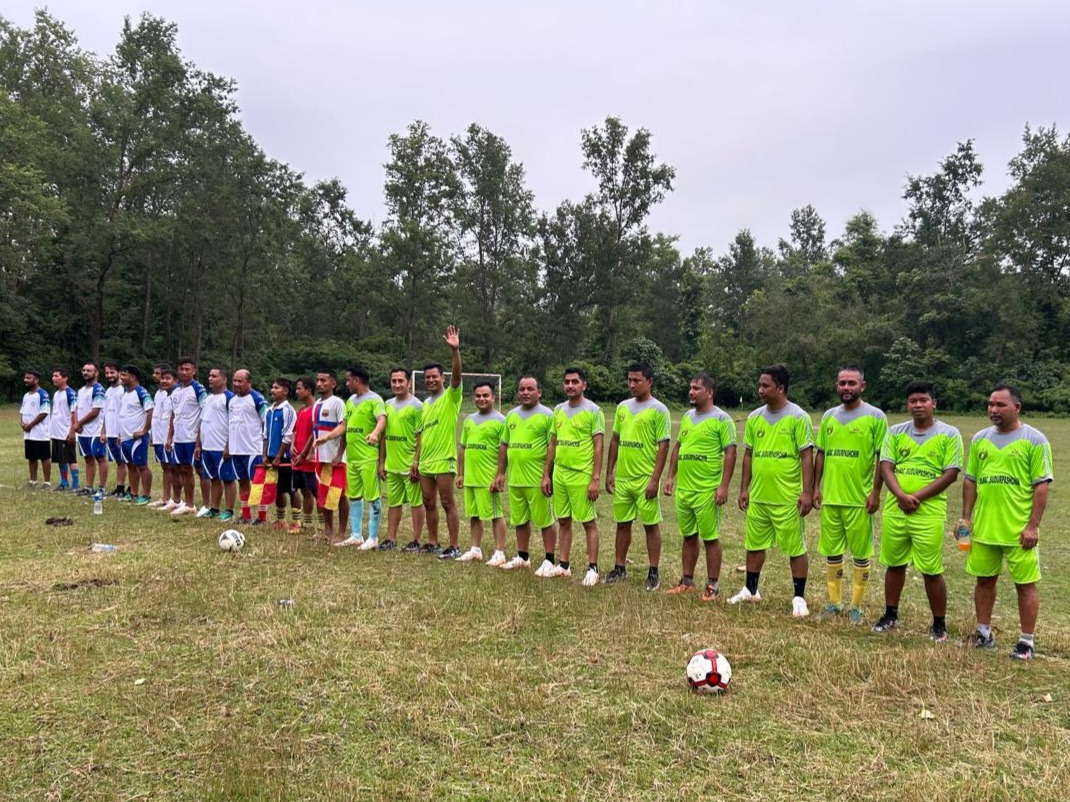 Friendly game on the occasion of the annual progress review seminar