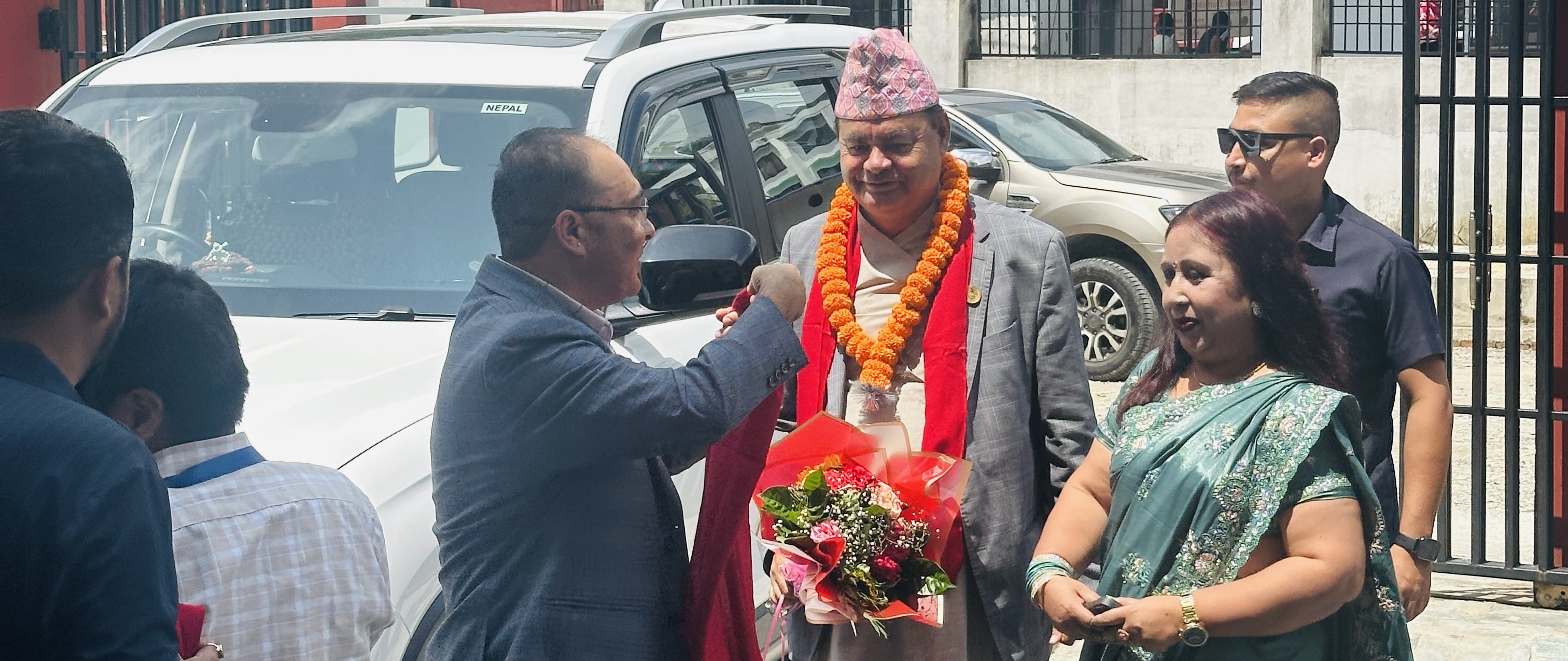 नवनियुक्त माननीय मन्त्री भरत बहादुर केसीज्यूको स्वागत तथा पदवहाली, २०८३/०५/०५