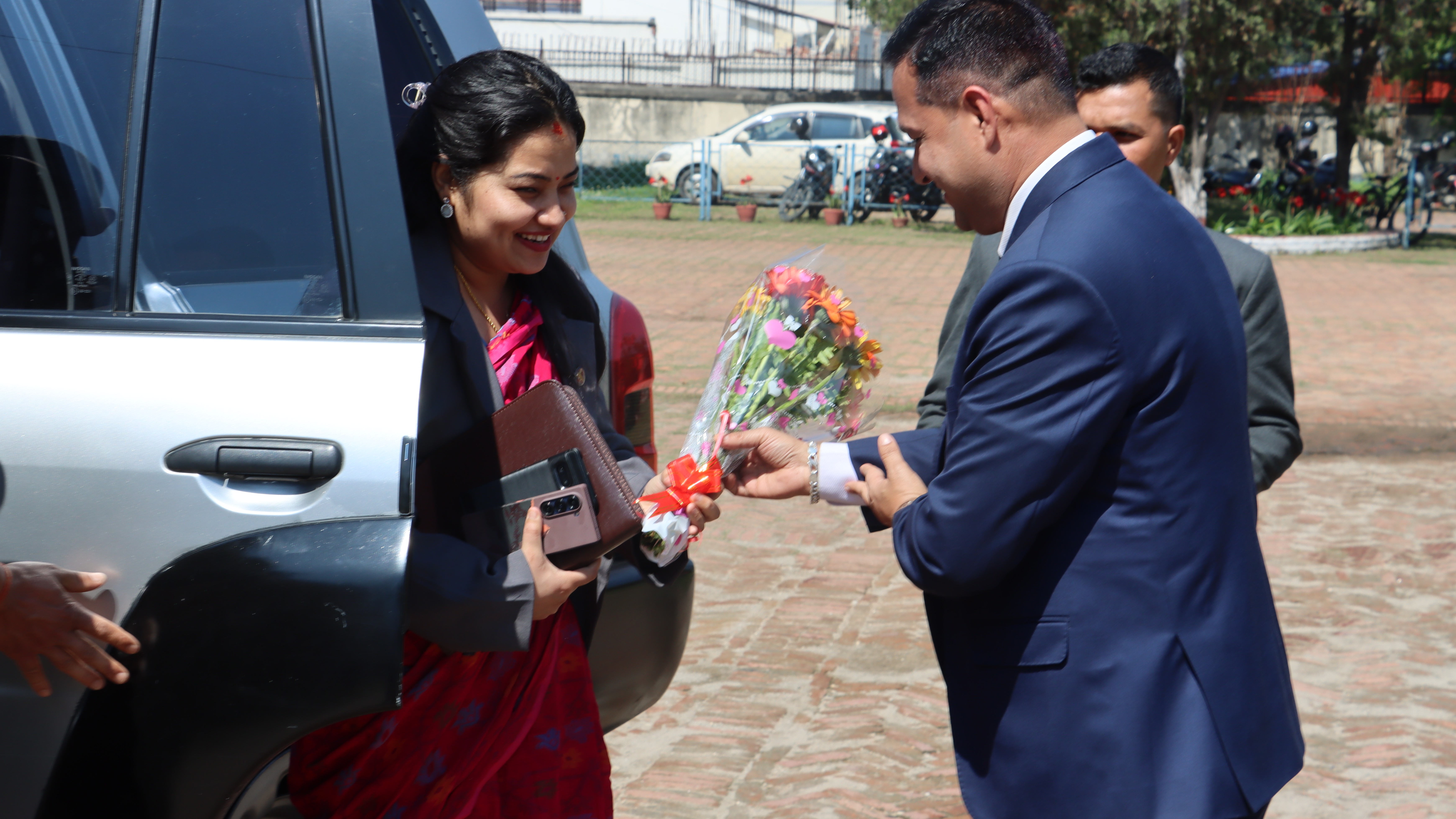 माननीय मन्त्री श्री प्रतिभा रावलबाट नापी विभाग निरिक्षण