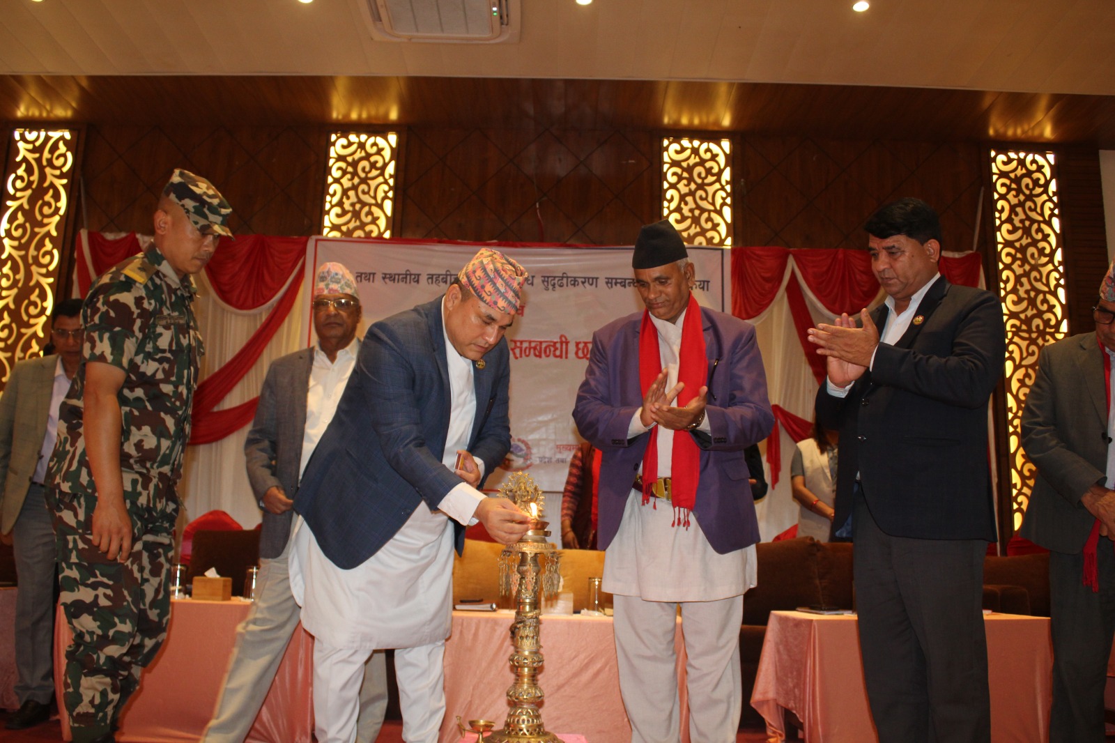 माननीय मुख्यमन्त्रीज्यूबाट नीति कार्यक्रम तथा बजेट सम्बन्धी छलफल कार्यक्रमको समुद्घाटन