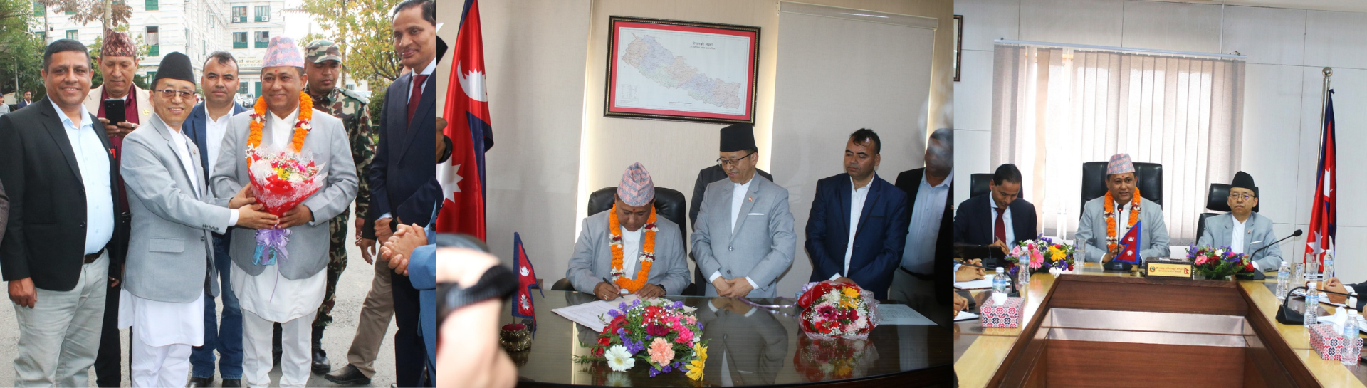 Hon. Shisir Khanal assumes Office as the Minister for Foreign Affairs of Nepal